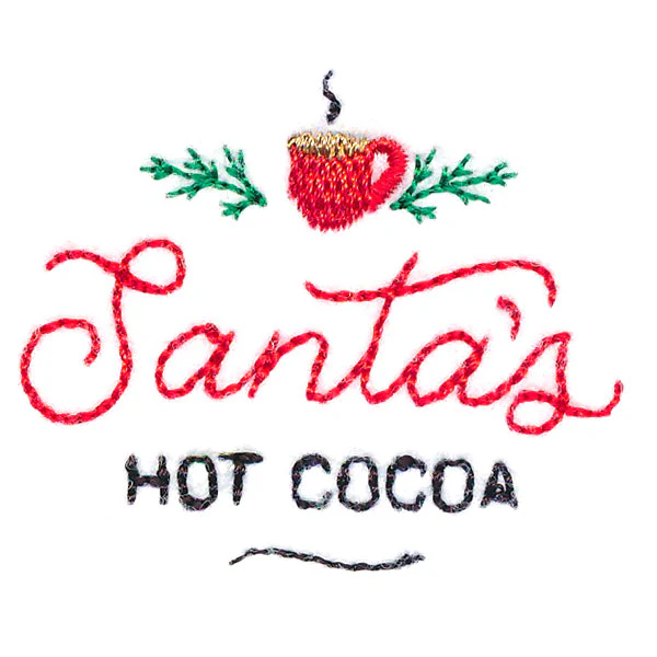 Santa's Hot Cocoa Jar Topper - Image 3
