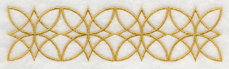Sashiko Diamonds Border - Image 3