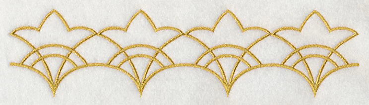 Sashiko Scalloped Border - Image 5