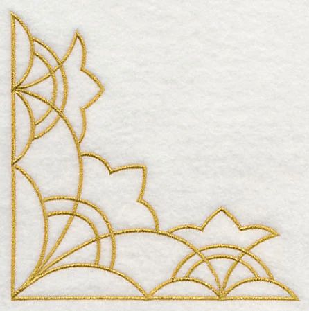 Sashiko Scalloped Corner - Image 4