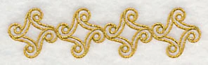 Sashiko Swirls Border - Image 4