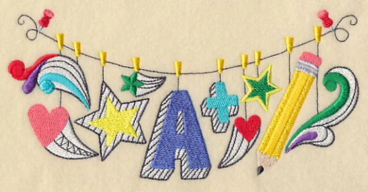 School Doodles Clothesline - Image 3