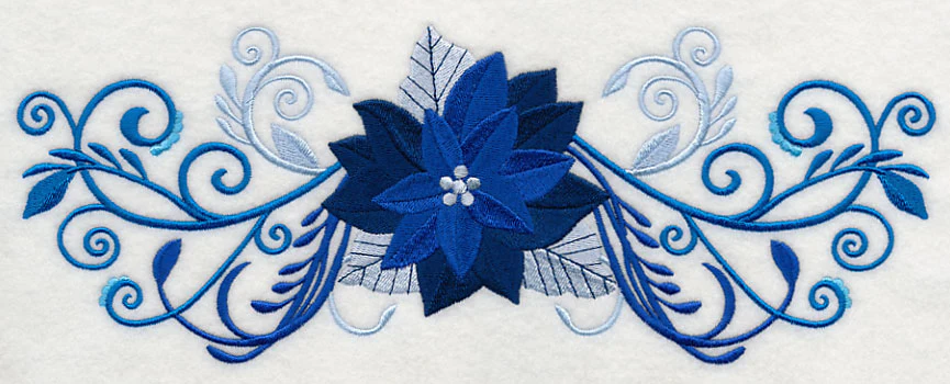 Shades of Blue Poinsettia - Image 5