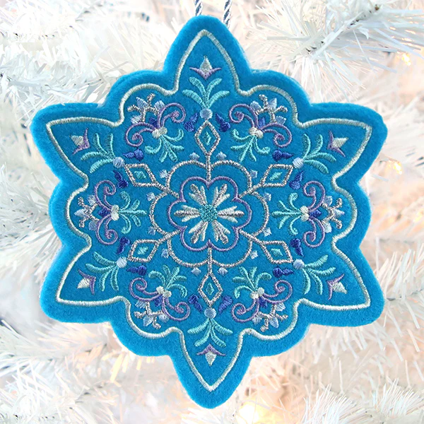 Shimmering Snowflake (In-the-Hoop) - Image 2