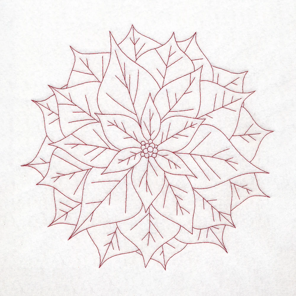 Simple Poinsettia (Quilting) - Image 2