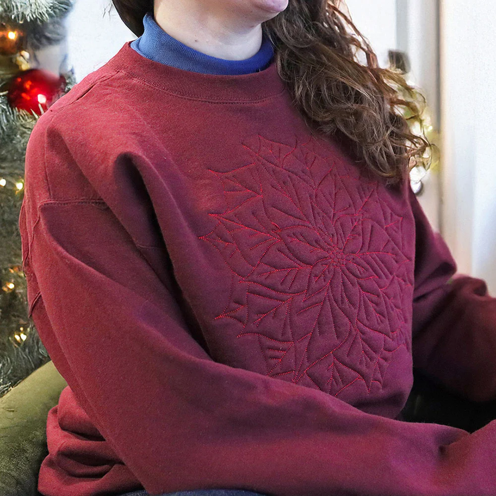 Simple Poinsettia (Quilting) - Image 3
