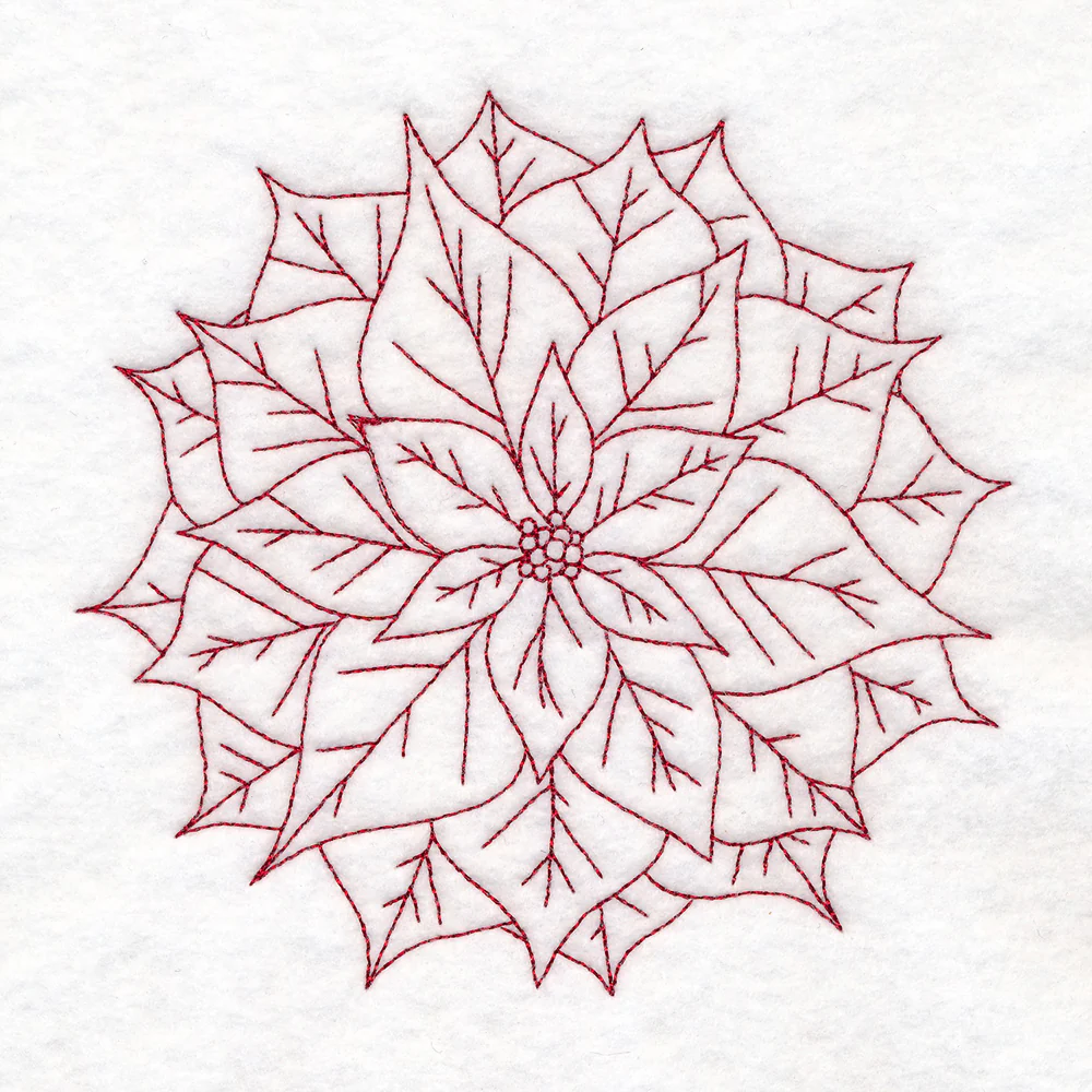 Simple Poinsettia (Quilting) - Image 7