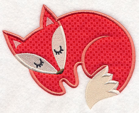 Sleepy Fox (Applique) - Image 3