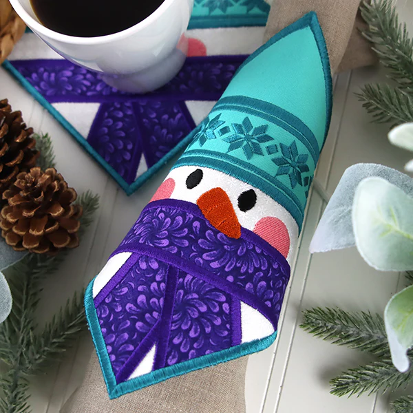 Snowman Trivet Ornament (In-the-Hoop) - Image 4