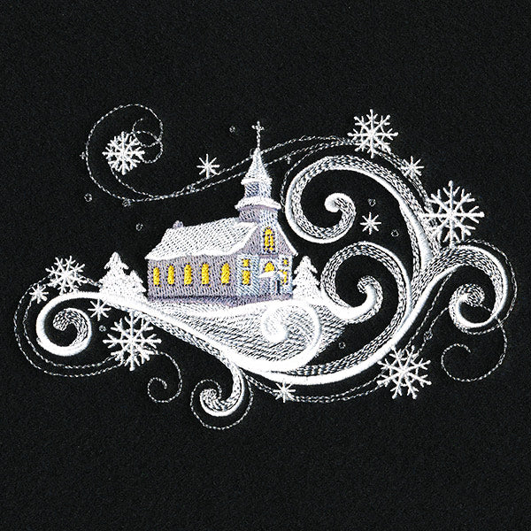 Snowy Dreams Church Scene - Image 5