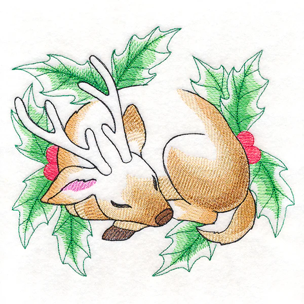 Soft Sleepy Christmas Reindeer - Image 11