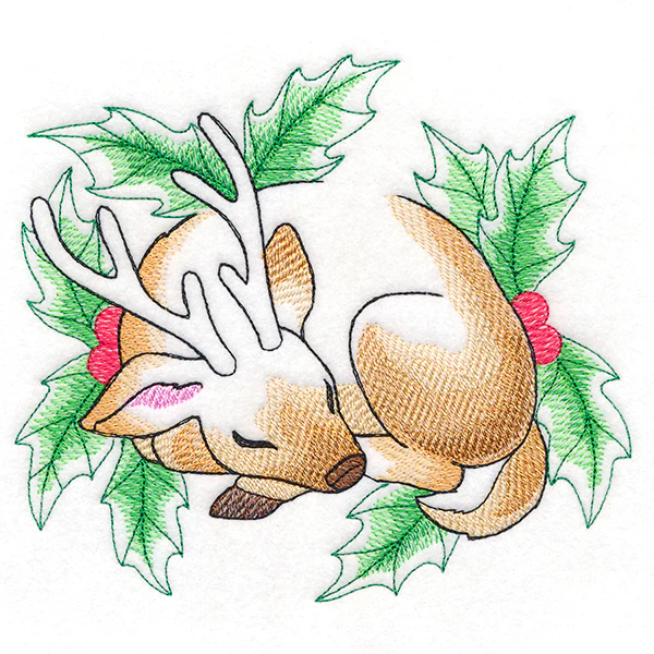 Soft Sleepy Christmas Reindeer - Image 3