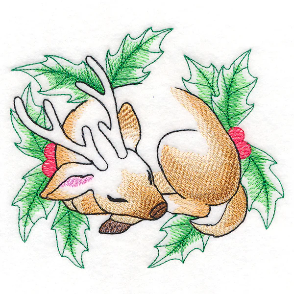 Soft Sleepy Christmas Reindeer - Image 5