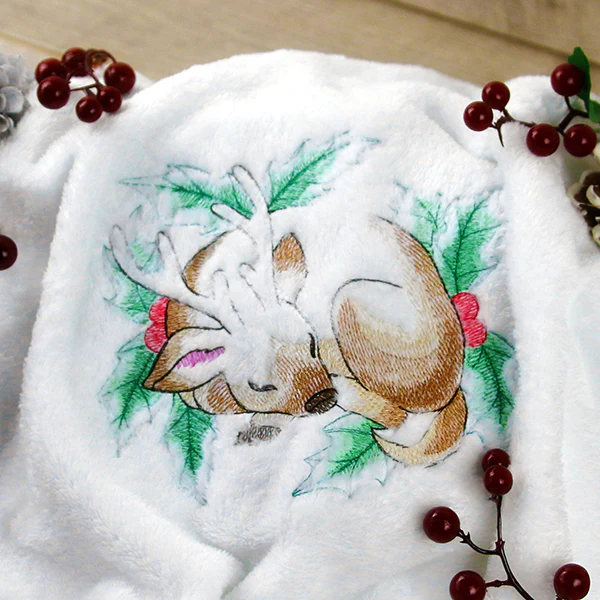 Soft Sleepy Christmas Reindeer - Image 6