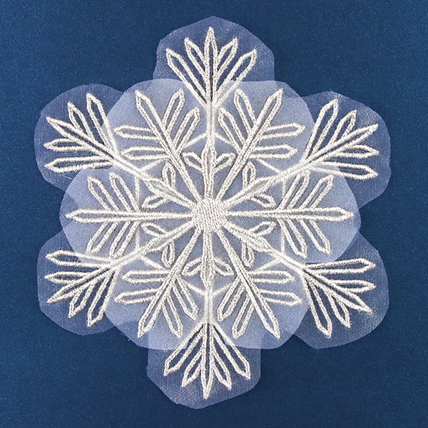 Sparkling Snowflake (Organza) - Image 10