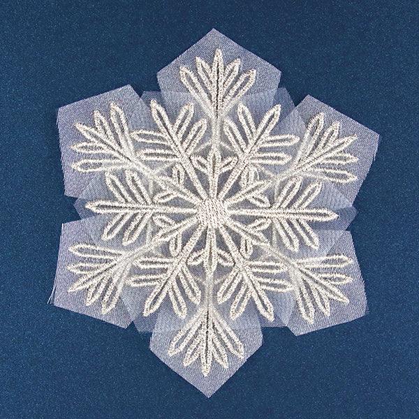 Sparkling Snowflake (Organza) - Image 7