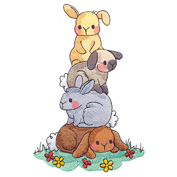 Spring Bunny Stack - Image 2