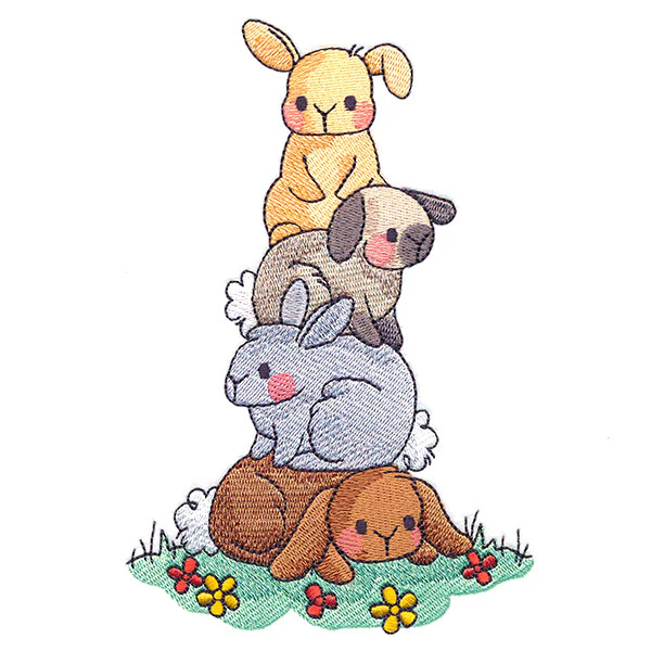 Spring Bunny Stack - Image 3