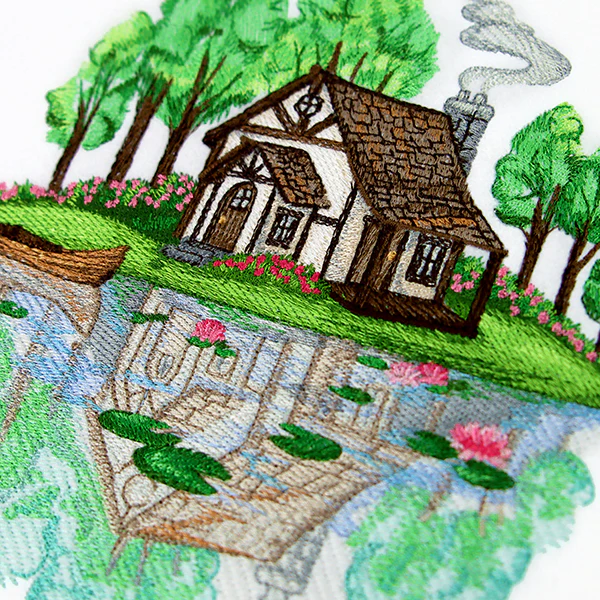 Springtime Cottage Scene - Image 4