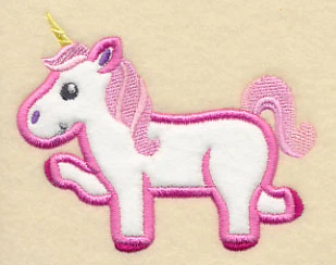Spunky Unicorn (Applique) - Image 2