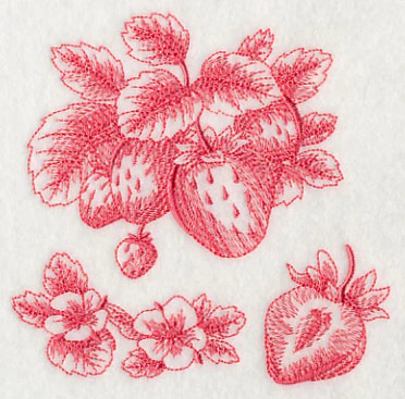 Strawberry Botanical (Toile) - Image 4