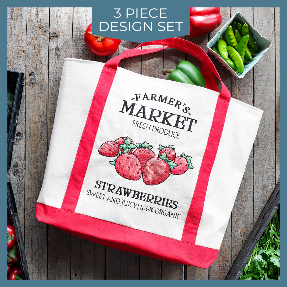 Strawberry Market Sign Panel Set - Image 14