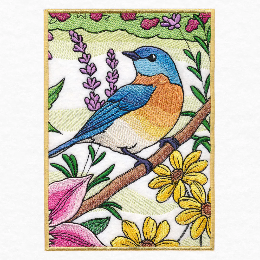 Summer Bluebirds Panel Scene - Image 12