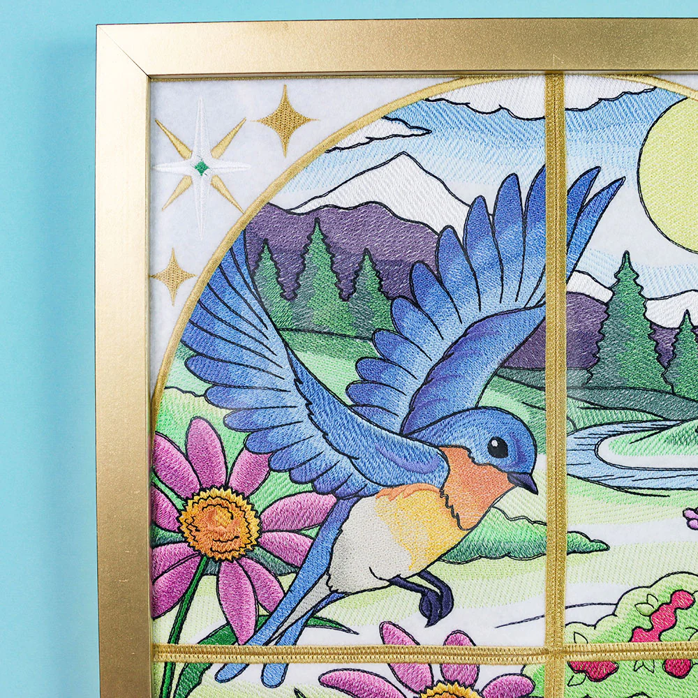 Summer Bluebirds Panel Scene - Image 3