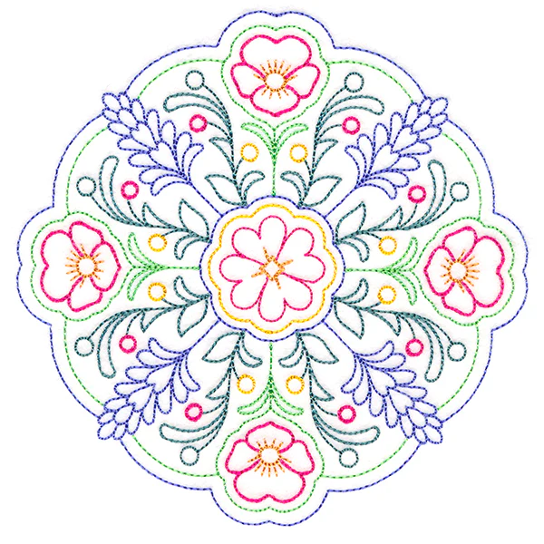 Summer Bouquet Medallion (Vintage) - Image 3