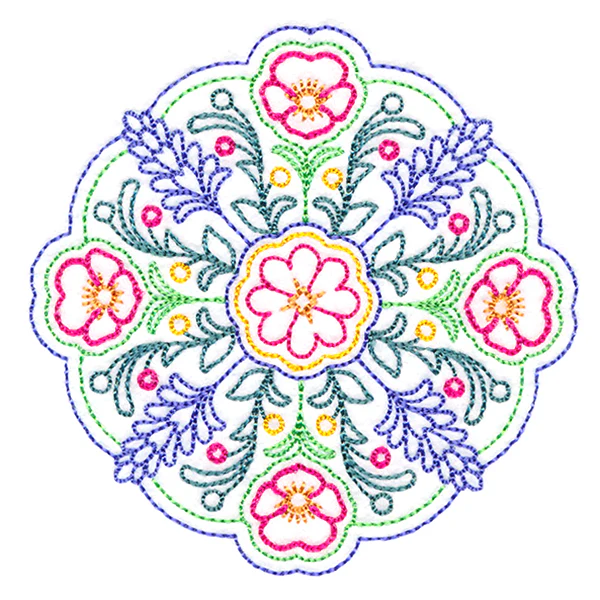 Summer Bouquet Medallion (Vintage) - Image 5