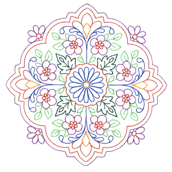 Summer Garden Medallion (Vintage) - Image 2