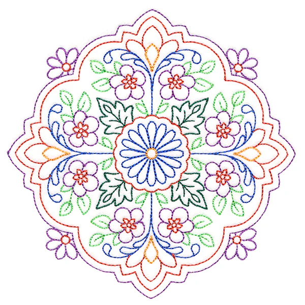 Summer Garden Medallion (Vintage) - Image 3