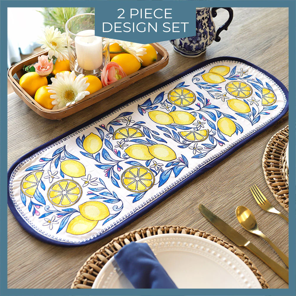 Summer Lemon Table Runner Set - Image 13