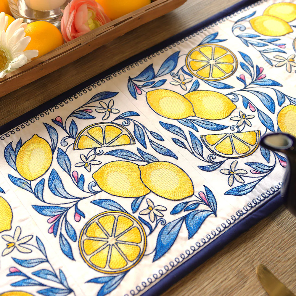 Summer Lemon Table Runner Set - Image 4