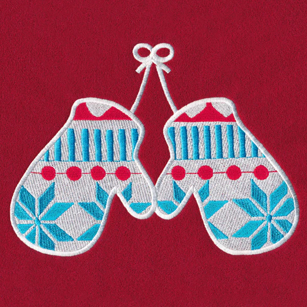 Sweater Silhouette Mittens - Image 2