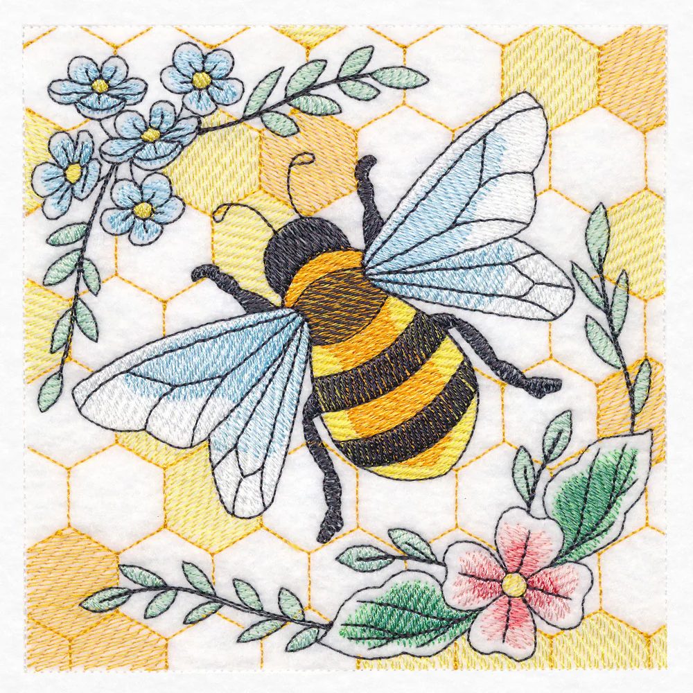 Sweet as Can Bee Honeybee and Blooms 1 - Image 4