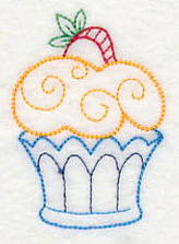 Sweet Cupcake with Strawberry (Vintage) - Image 3