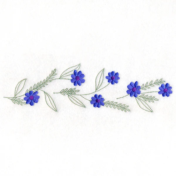 Sweet Delicate Flowers Border - Image 3