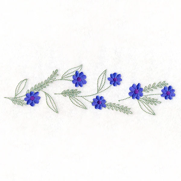 Sweet Delicate Flowers Border - Image 4