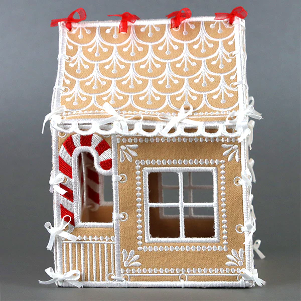 Sweet Gingerbread House in 3D (In-the-Hoop) - Image 5