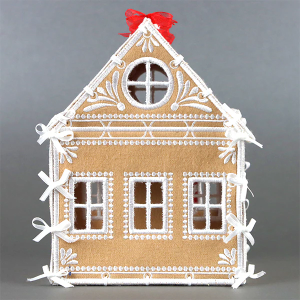 Sweet Gingerbread House in 3D (In-the-Hoop) - Image 6