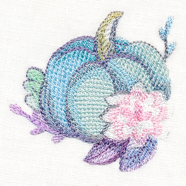 Sweet Pumpkin and Succulent in Watercolor - Image 2
