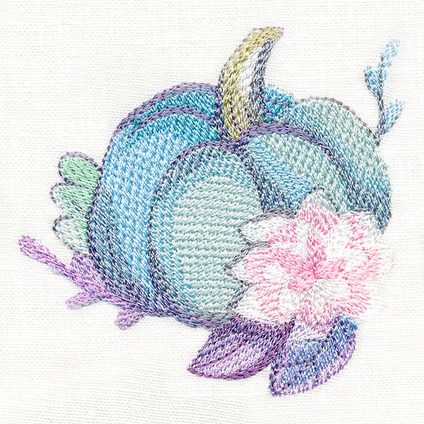 Sweet Pumpkin and Succulent in Watercolor - Image 3