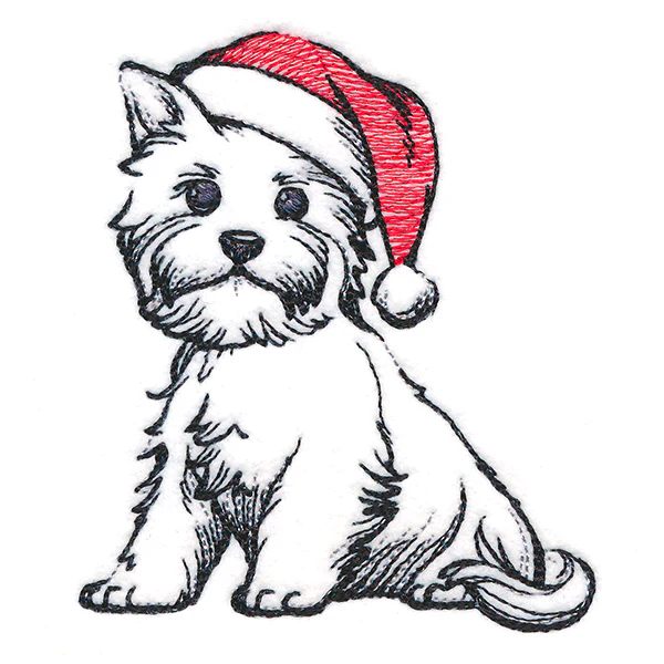 Sweet Santa Puppy - Image 3