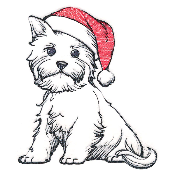 Sweet Santa Puppy - Image 4