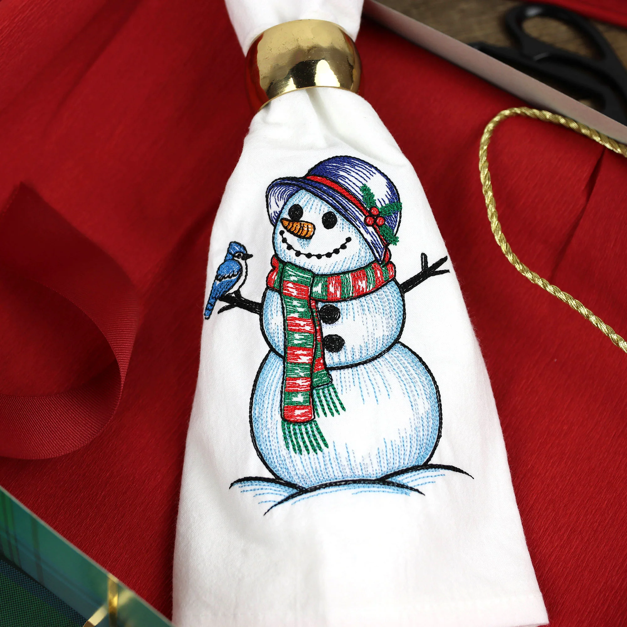 Sweet Snowman Etching Design Pack - Image 8