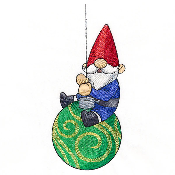 Swinging Christmas Garden Gnome - Image 4