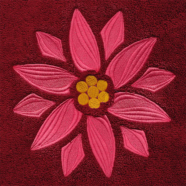 Swirling Christmas Poinsettia - Image 2