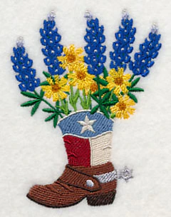 Texas Blooms in Cowboy Boot - Image 4