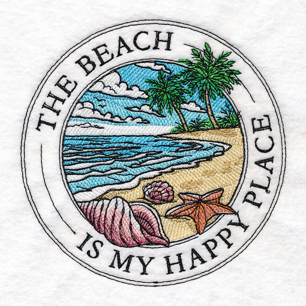 The Beach Is My Happy Place Stamp - Image 5